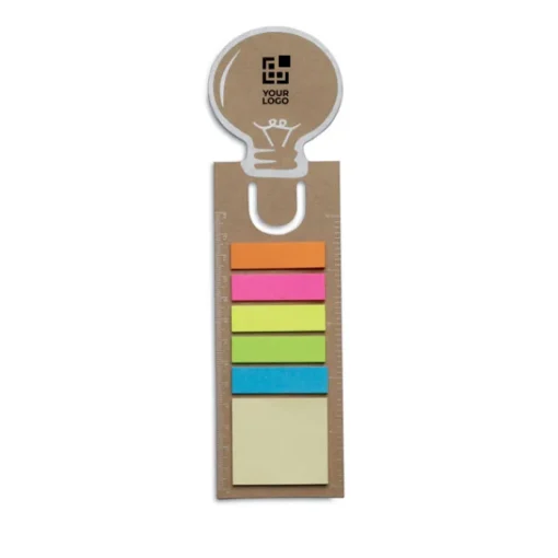 Gift Campaign Segnalibro con righello note adesive due misure StickyBulb> Post-It E Memo