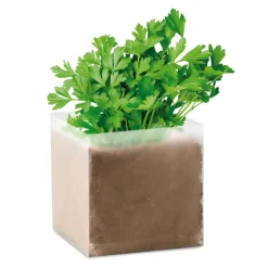 Gift Campaign Semi di prezzemolo e compost da giardino in sacchetti personalizzati> Vasetti Con Semi