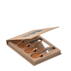 Gift Campaign Set 4 coltelli da formaggio in acciaio con manici in di caucciù></noscript> Altri Utensili Da Cucina