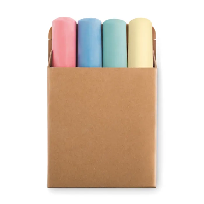 Gift Campaign Set 4 gessetti colorati diametro 25mm in scatola di cartone Picasso> Regali Per Bambini|Gadget Per La Scuola