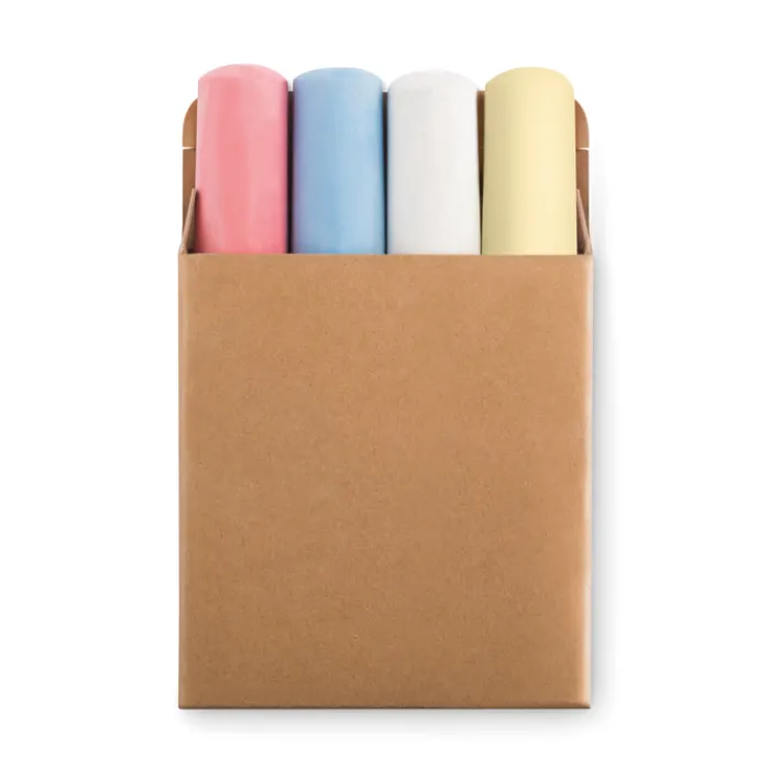 Gift Campaign Set 4 gessetti colorati diametro 25mm in scatola di cartone Picasso> Regali Per Bambini|Gadget Per La Scuola