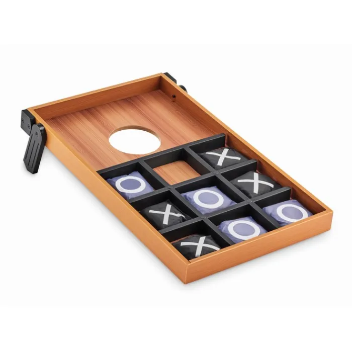 Gift Campaign Set 2 giochi in 1 Cornhole e Tris pubblicitari SandBag e TicTacToe> Giochi E Passatempo