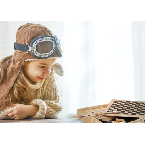 Gift Campaign Set 4 giochi in 1 in contenitore di personalizzabile Woodbox> Regali Per Bambini|Giochi E Passatempo