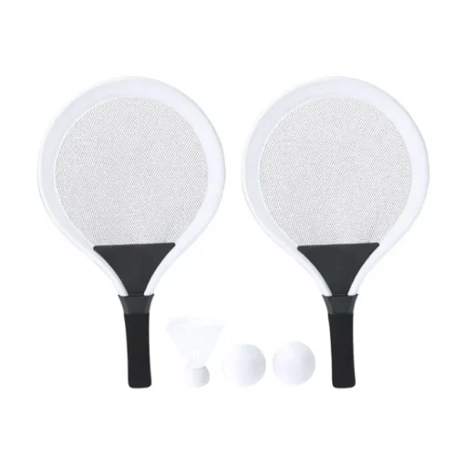 Gift Campaign Set 2 racchette con 2 palline coordinate e volano per esterni> Giochi E Passatempo