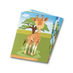 Gift Campaign Set adesivi in tre fogli 60 sticker soggetti animali Strickers> Giochi E Passatempo