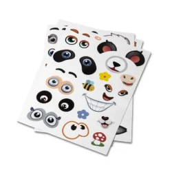 Gift Campaign Set adesivi in tre fogli 60 sticker soggetti animali Strickers> Giochi E Passatempo