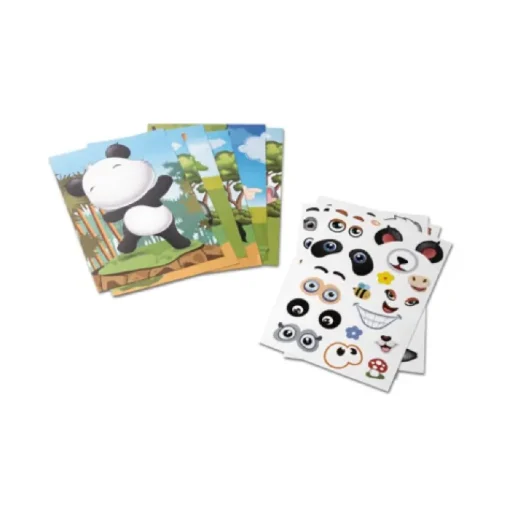 Gift Campaign Set adesivi in tre fogli 60 sticker soggetti animali Strickers> Giochi E Passatempo