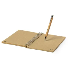 Gift Campaign Set block notes e penna in bambù in confezione Regalo Bambù> Taccuini Con Penna|Taccuini Ecologici