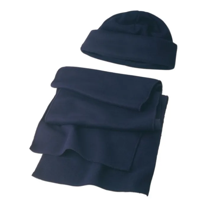 Gift Campaign Set composto da berretto e sciarpa personalizzabili in pile 200g/m2> Berretti Invernali