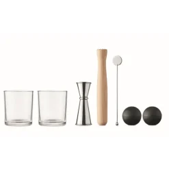 Gift Campaign Set con 7 accessori da barman per realizzare cocktail Night> Altri Utensili Da Cucina