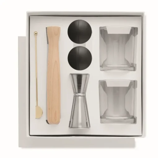 Gift Campaign Set con 7 accessori da barman per realizzare cocktail Night> Altri Utensili Da Cucina