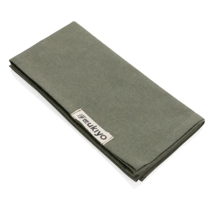 Gift Campaign Set con 4 tovaglioli personalizzati in cotone riciclato Ukiyo> Altri Utensili Da Cucina