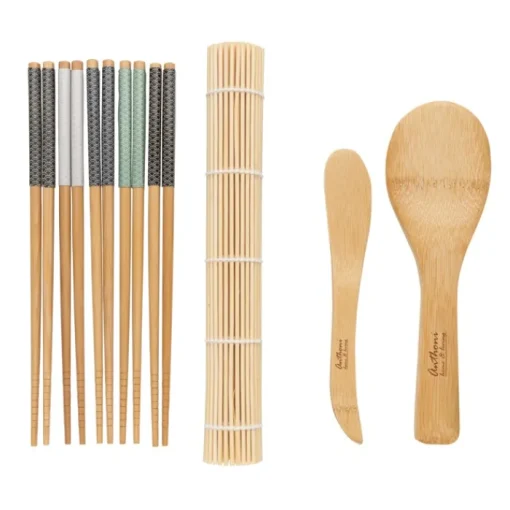 Gift Campaign Set con 8 utensili in legno di bambù per il sushi Ukiyo> Altri Utensili Da Cucina