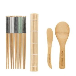 Gift Campaign Set con 8 utensili in legno di bambù per il sushi Ukiyo></noscript> Altri Utensili Da Cucina