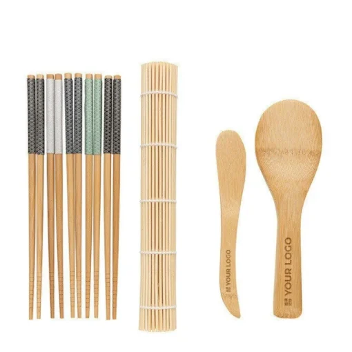 Gift Campaign Set con 8 utensili in legno di bambù per il sushi Ukiyo> Altri Utensili Da Cucina