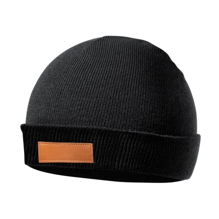 Gift Campaign Set con berretto e guanti con 3 dita touch in acrilico con logo Warm> Guanti|Berretti Invernali