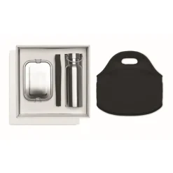 Gift Campaign Set con borraccia, portapranzo, posate e borsa in neoprene Lunch TakeAway></noscript> Porta Pranzo|Gadget Per L'Ufficio