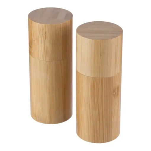 Gift Campaign Set con due macina spezie in bambù e ceramica da incidere> Altri Utensili Da Cucina