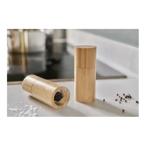 Gift Campaign Set con due macina spezie in bambù e ceramica da incidere> Altri Utensili Da Cucina