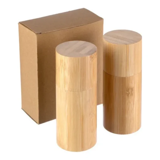 Gift Campaign Set con due macina spezie in bambù e ceramica da incidere> Altri Utensili Da Cucina