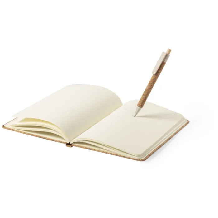 Gift Campaign Set con quaderno coeprtina sughero e penna in scatola regalo Corkstyle> Taccuini Con Penna|Taccuini Ecologici