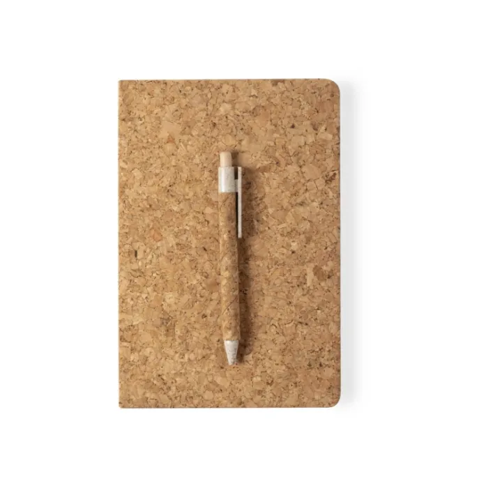 Gift Campaign Set con quaderno coeprtina sughero e penna in scatola regalo Corkstyle> Taccuini Con Penna|Taccuini Ecologici