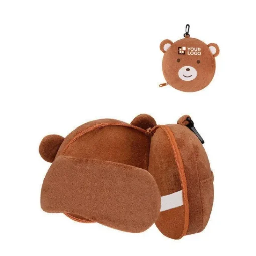 Gift Campaign Set cuscino poggiatesta e mascherina per bambini in custodia orsetto> Accessori Da Viaggio