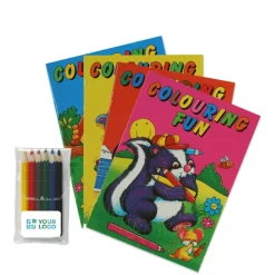 Gift Campaign Set da colorare con quaderno di 16 pagine e 6 matite colorate> Matite Colorate