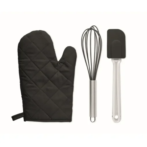 Gift Campaign Set da cucina con guanto da forno personalizzabile, frusta e spatola Cook> Altri Utensili Da Cucina