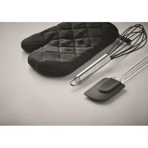 Gift Campaign Set da cucina con guanto da forno personalizzabile, frusta e spatola Cook> Altri Utensili Da Cucina