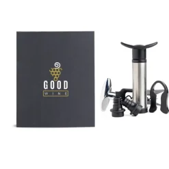Gift Campaign Set da vino con vari utensili come cavatappi e taglia capsule></noscript> Gadget Per Vino