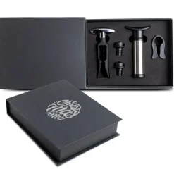 Gift Campaign Set da vino con vari utensili come cavatappi e taglia capsule></noscript> Gadget Per Vino