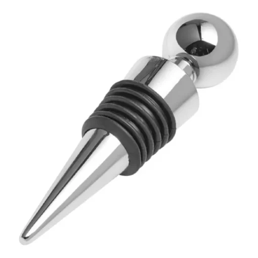 Gift Campaign Set da vino in cofanetto circolare con 4 accessori in acciaio inox> Gadget Per Vino|Cavatappi Personalizzati