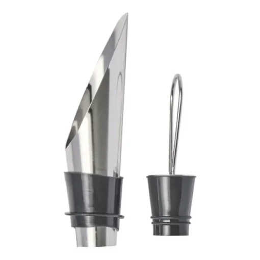 Gift Campaign Set da vino in cofanetto quadrato con accessori in acciaio inox> Cavatappi Personalizzati