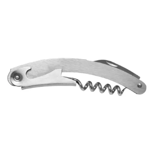 Gift Campaign Set da vino in cofanetto quadrato con accessori in acciaio inox> Cavatappi Personalizzati