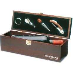 Gift Campaign Set da vino personalizzati con cofanetto di e 4 accessori Classic><noscript><img width=
