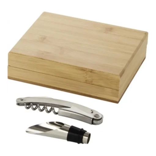 Gift Campaign Set da vino personalizzati con cavatappi e versatore per vino Crianza> Gadget Per Vino