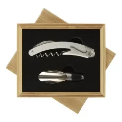 Gift Campaign Set da vino personalizzati con cavatappi e versatore per vino Crianza> Gadget Per Vino