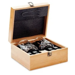 Gift Campaign Set da whisky con 2 bicchieri, 8 cubetti di ghiaccio e pinze Deluxe> Altri Utensili Da Cucina|Bicchieri Di Vetro Personalizzati
