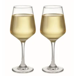 Gift Campaign Set di 2 bicchieri da vino personalizzati in vetro da 400 ml Wine></noscript> Bicchieri Di Vetro Personalizzati