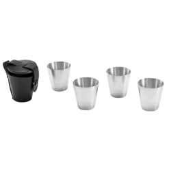 Gift Campaign Set di 4 bicchierini da shot in acciaio 25 ml personalizzabili Snaps></noscript> Altri Utensili Da Cucina