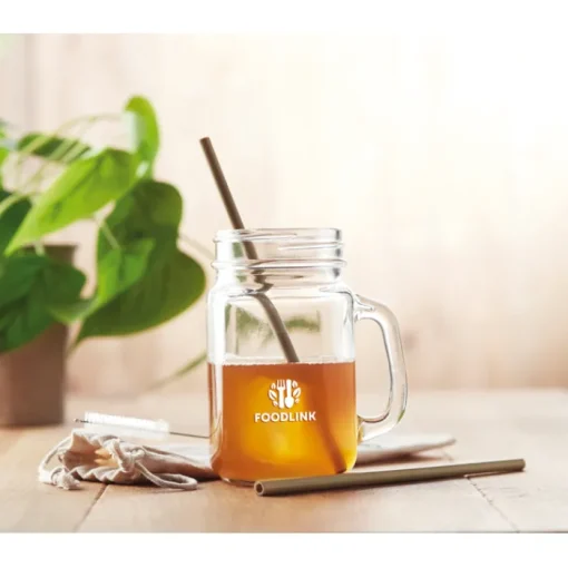 Gift Campaign Set di 2 cannucce in legno bambú con spazzolina Bamboo> Altri Utensili Da Cucina