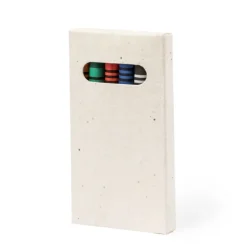 Gift Campaign Set di 6 colori a cera in scatola di cartone con semi di petunia> Matite Colorate