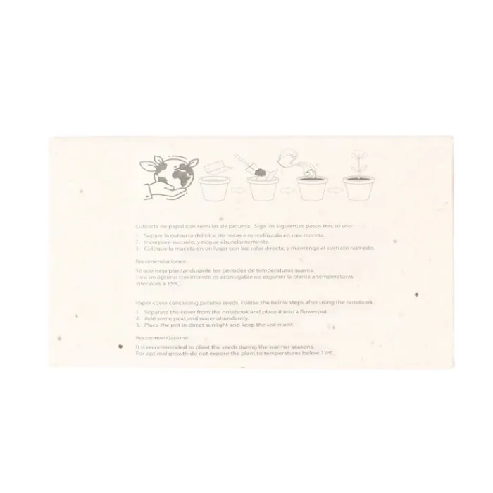 Gift Campaign Set di 6 colori a cera in scatola di cartone con semi di petunia> Matite Colorate