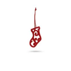 Gift Campaign Set di 5 decorazioni natalizie rosse in feltro da appendere> Gadget Natalizi