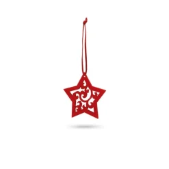 Gift Campaign Set di 5 decorazioni natalizie rosse in feltro da appendere> Gadget Natalizi