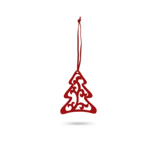 Gift Campaign Set di 5 decorazioni natalizie rosse in feltro da appendere> Gadget Natalizi