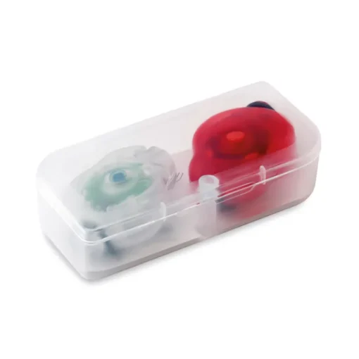 Gift Campaign Set di 2 luci addizionali rosse e bianche per bicicletta con scatola> Gadget Per Bicicletta
