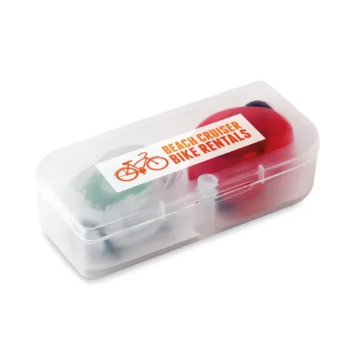 Gift Campaign Set di 2 luci addizionali rosse e bianche per bicicletta con scatola> Gadget Per Bicicletta