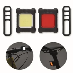 Gift Campaign Set di 2 luci ricaricabili per bici con 3 modalità di illuminazione></noscript> Gadget Per Bicicletta